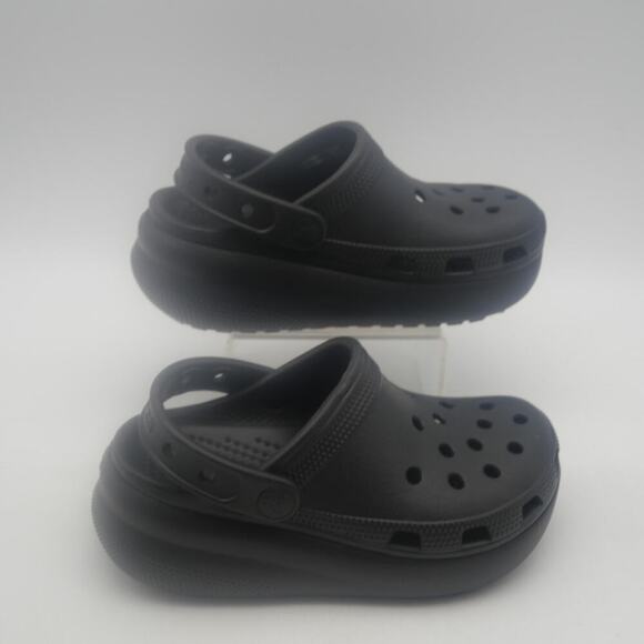 NEW Crocs Cutie Crush BLACK  Children's Kid's Boys Girls Size 12 C12 - Picture 5 of 10